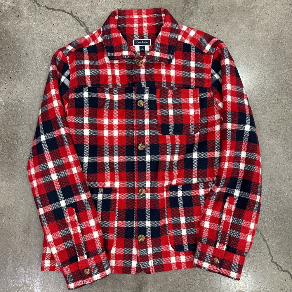 Club Room Flanel Heavy Weight Overshirt